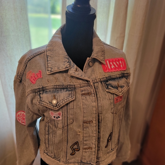 Denim patch jacket - Picture 3 of 3